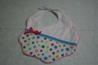 Bib And Burp Cloth Set Confetti Polka Dot Bib And Burp Cloth Set