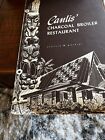 Vintage 1959 Canlis Charcoal Broiler Restaurant Menu Seattle Waikiki Honolulu