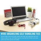 Velcro Brand One-wrap Cable Ties  100pk  8 X 1 2  Black Cord Organization Str   