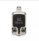Squareplug Sp550-s Compact Soldered Right Angle 1 4   Trs Plug  Matte Nickel