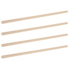 4 Pcs Dollhouse Molding Accessories Decorative Wood Trim Base Boards For Walls