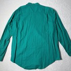 Vintage Levis International Collection Mens Long Sleeve Shirt Size Xl Teal Green