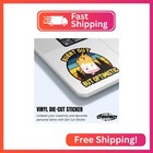 Burnt Out But Optimistic Matte Sticker Healthcare Funny Waterproof Vinyl Decal S