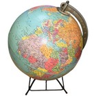 Vintage Replogle 10 Inch Reference Globe 1947 Desk Home Decor Made In Usa  Read