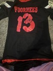 Jason Voorhees Friday The 13th Horror Mesh Costume Dress Black Red Women s
