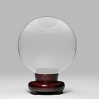 Clear Crystal Sphere K9 Ball 150mm With Crystal Stand Meditation Healing