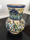 Vintage Original Jerusalem Signed Ceramic Pottery Vase