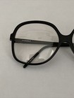 Vtg Nos St Moritz Black Oversized Plastic Eyeglasses Jackie Kennedy  58-18-140