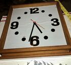 1985 Coors Battery Operated Clock Working 14    X 21   