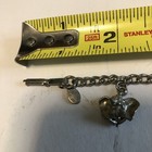 Vintage Walt Disney Productions    6    Character Charm Bracelet Fold Clasp  7    Long