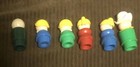 Lot Of 6 Vintage Playskool Lil Playmates Figures Girls Boys    free Shipping   