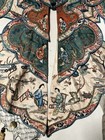 Antique 19th C  Chinese Silk Embroidery Forbidden Stitch Collar