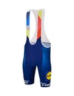 Official 2024 Lidl-trek Team Mens Fan Line Bib Short Navy By Santini
