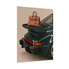 Porsche 911 Turbo 930 Hermes Birkin Poster Old Money Garage Decor Retro Car Art
