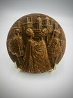 Large French Bronze Art Medal  Homage To Italian Renaissance Artist Pisanello 
