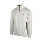 Tommy Bahama Men s Coconut White Sweatshirt Nassau 1 2 Zip Pullover  s01 