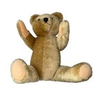 Vintage Teddy Bear Dark Blonde Mohair Fully Jointed Collectible