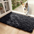 Luxury Plush Shaggy Indoor Door Mat Soft Faux Fur Anti Slip Entrance Carpet Rugs