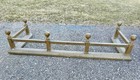 Antique Brass Fireplace Fender 36  Wide X 13  Deep