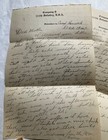 Wwi 1917 Soldier Letter Home Company D 111th Infantry December Ice On Tents