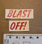 Northwestern Rocket Gumball Machine  Blast Off Saturn 2000  Waterslide Decal 44