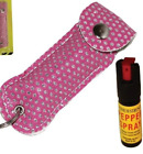 Cheetah 2-in-1 Mini Stun Gun And Pepper Spray Combo Pink Bling New On Card