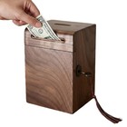 Wooden Large Money Bank Coin Box Gullak Money Bank For Kids   Adults Saving Box