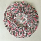 Plastic Waterproof Reusable Shower Caps With Elastic Band Clear   Pink   Black  