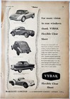 1954 Vybak Bakelite Car Windows Import Advertisement Autocar Automobilia Dwpp11