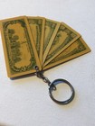 Vintage 1970 s   Money Keychain  Las Vegas Souvenir