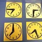 Eta 835aa Hand2mind White Clock Face Pupils 12 Set Learning Clocks