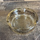 Vintage Vintage Glass Ashtray Golden Nugget Gambling Hall Las Vegas Nevada