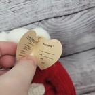 Ty Attic Treasures Collectibles  nicholas  The Bear W Knit Heart Sweater 8 