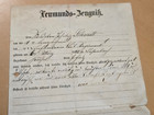 Pre Wwi German Imperial Army Soldiers Service Certificate Document 1873   1878