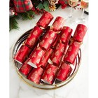 Robin Reed H5 Christmas Red Tree Flakes 6pc 12  Party Crackers 62207 piccadilly