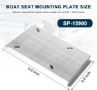 For Attwood Sp-15100 Boat Seat Mounting Plate  Boat Seat Mount Plate For Jon
