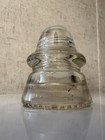 Hemingray Clear Glass Insulator 14  Made In Usa  Vintage