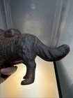 Early 1900 s Saint Bernard I Hear A Call Metal Cast Iron Coin Bank Ultra Rare
