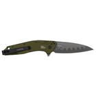 Kershaw Dividend Linerlock A o 1812olcb 3 0  D2 Aluminum Folding Knife Green