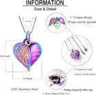 Heart Urn Necklace Cremation Jewelry For Ashes Pendant keepsake Funeral Urns Mem