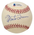 Willie Mays Monte Irvin Dual Signed Giants Baseball Bas Loa Aa05932