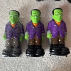 Vintage 1998 Empire Halloween Blow Molds Frankenstein Alien Dracula Pumpkin Lot