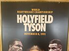 1991 Holyfield Vs Tyson Heavyweight Championship Fight Boxing Poster Caesars