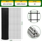 72in X 100ft Hardware Cloth 19 Ga 1 2  Chicken Wire Fence Poultry Wire Mesh Roll