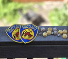  vintage  Provo City Fire Department Patches Waterbury Uniform Buttons Utah