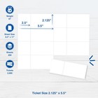 Tickets With Stubs - 2000 Custom Tickets  2 125 In X 5 5 In Upgrade