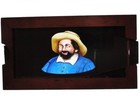 Sancho Panza Double Slipping Wooden Lantern Slide Carpenter Westly 