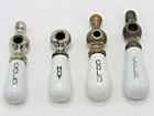 Vintage Antique Faucet Handle Hardware Porcelain Hot And Cold Handles Lot Of 4