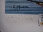 Dale Earnhardt Sr Autographed Sam Bass Lithograph  black Cloud  22x28 Coa