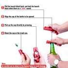 Beer Cap Gun Funny Launcher Shooter Bottle Opener Creative Drinking Game Family 